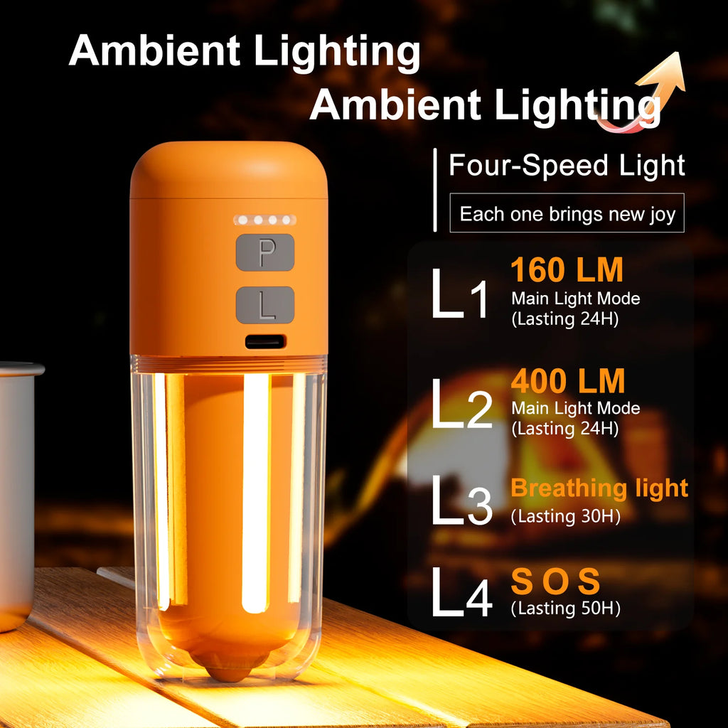 AirGo™ Portable Air Pump & Travel Light