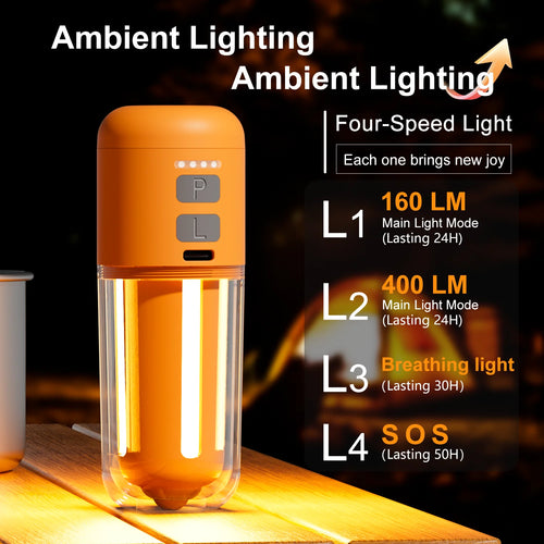 AirGo™ Portable Air Pump & Travel Light