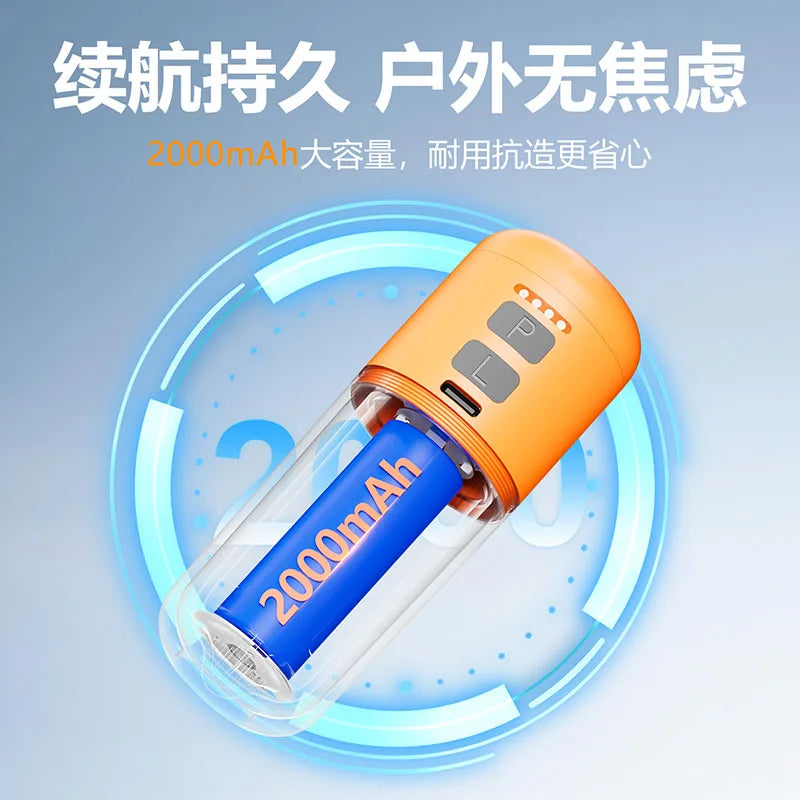 AirGo™ Portable Air Pump & Travel Light