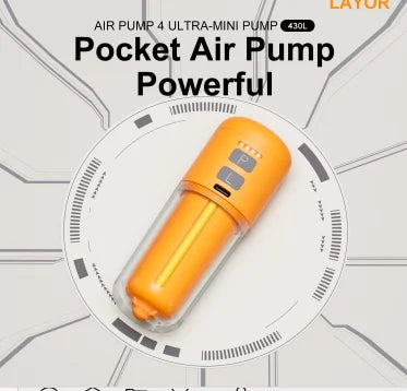 AirGo™ Portable Air Pump & Travel Light