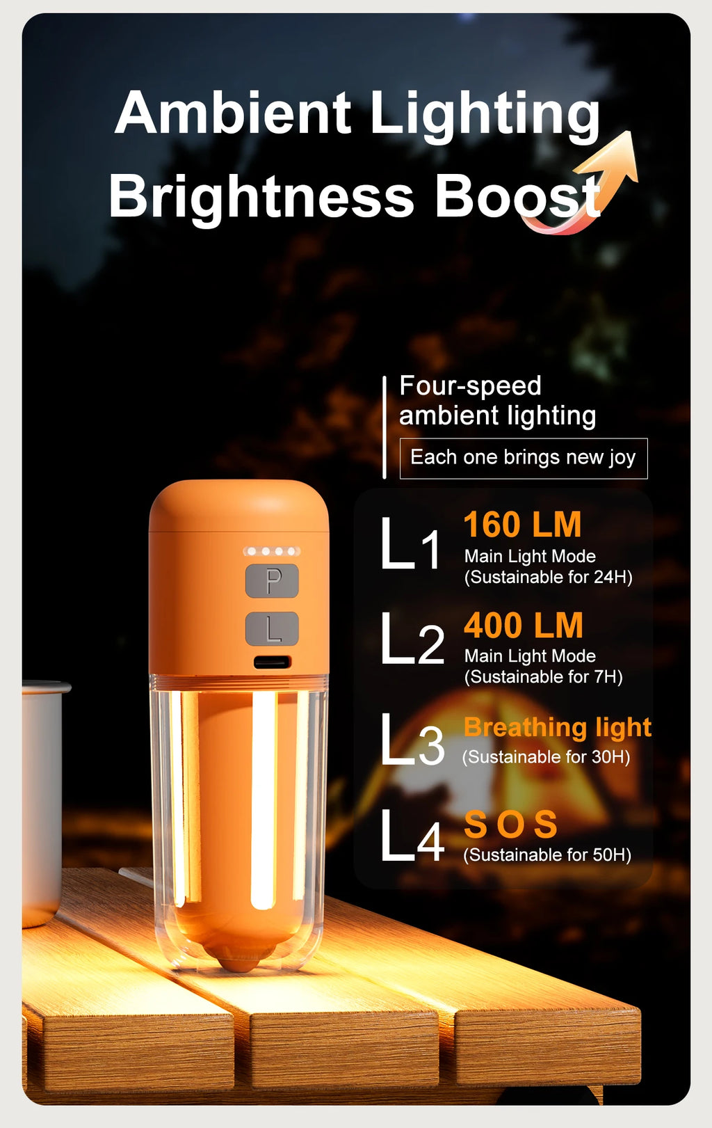 AirGo™ Portable Air Pump & Travel Light